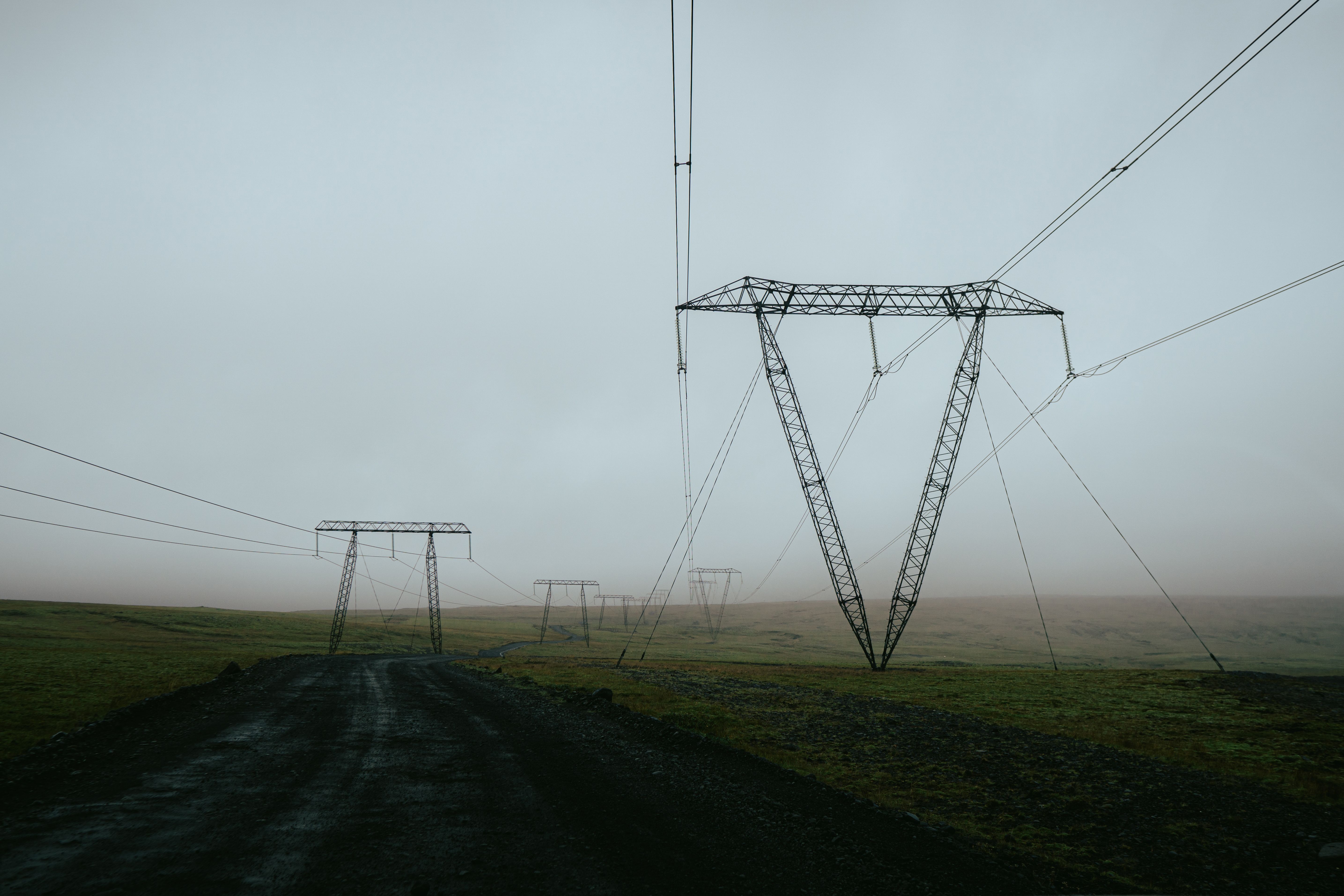 Transmission lines across the Icelandic highlands
